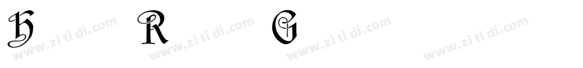 Horst Roman Gothic字体转换